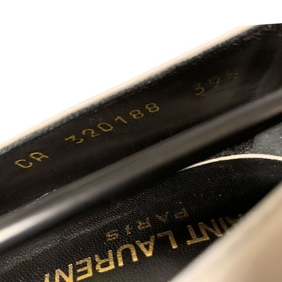 YSL Porcellana/Nero Pumps |Size: EU39.5| - Picture 5 of 12